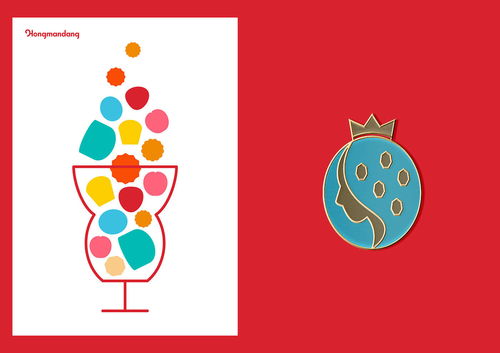 平面設(shè)計(jì)實(shí)例 紅幔堂草莓甜點(diǎn)品牌形象與廣告設(shè)計(jì)